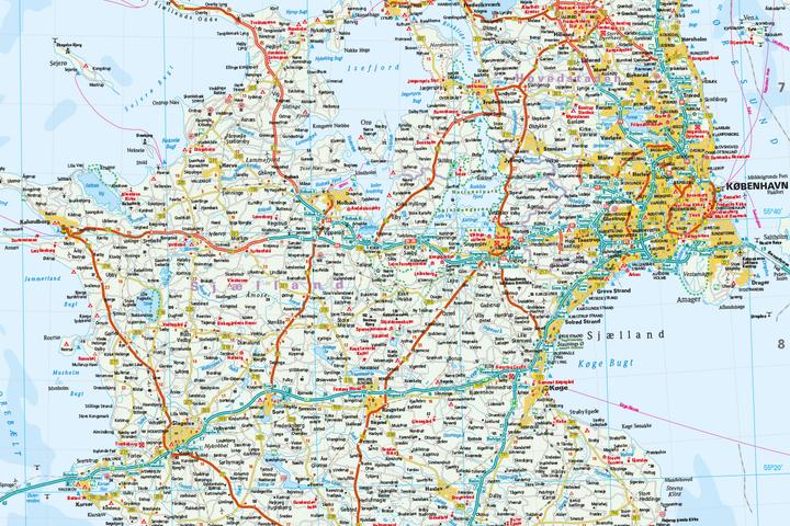 Image du produit Carte du Danemark / Denmark (1:300.000)