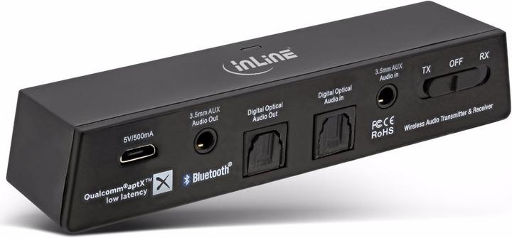 Immagine prodotto InLine Ricetrasmettitore audio Bluetooth (Trasmettitore e ricevitore)