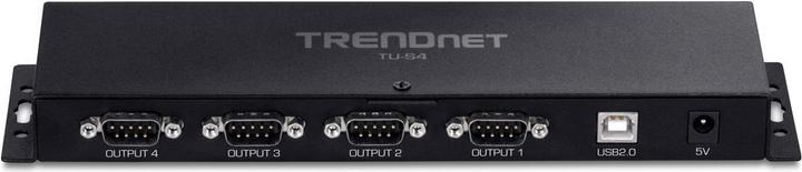 Produktbild Trendnet 4 Port USB to Serial RS232 Adapter - Adapter