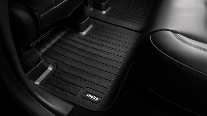 Actual product image 2befair Interior all-weather mats set for the Tesla Model Y (2 front mats + 2 rear mats)