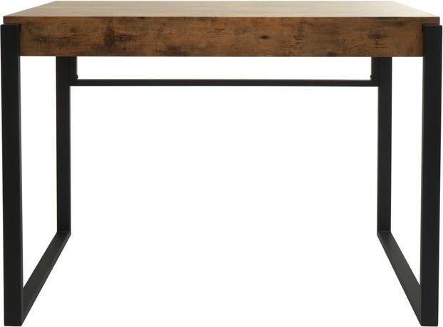Image du produit Mendler Table console HWC-L53, métal 80x100x54cm - chêne sauvage foncé (80 x 100 x 54 cm)
