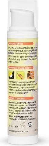 Kingnature Clear Skin Gel Gel (15 ml, 24h Creme)