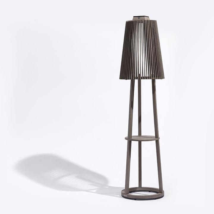 Image du produit Les Jardins Lampadaire solaire Tecka en duratek ht182cm TECK85B (7 lm)