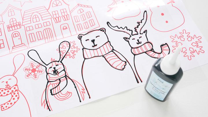 Image du produit Kreul Set Window Color "Hello Winter (Multicolore, 480 ml)