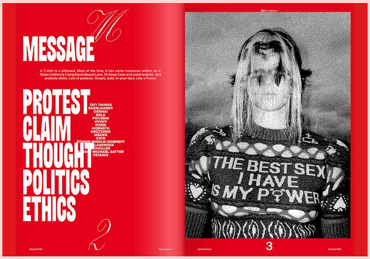 Produktbild Slanted Magazine #44 - TYPE FASHION (Englisch, Slanted Publishers, Ronald Stoops, Lars Harmsen, Julia Kahl, 2024)