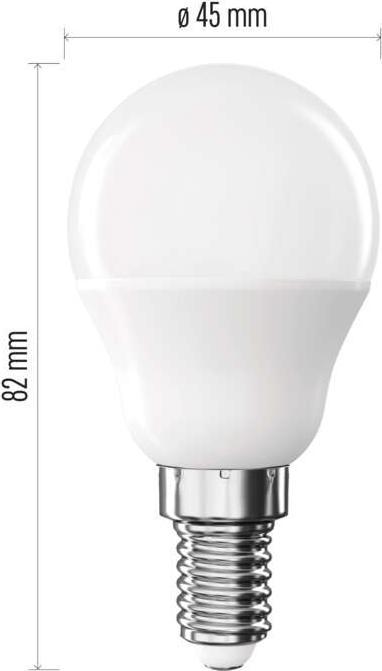Actual product image Emos LED lamp Classic Mini Globe / E14 / 2.5 W (32 W) / 350 lm / Neutral white (E14, 2.50 W, 350 lm, 1 x, D)