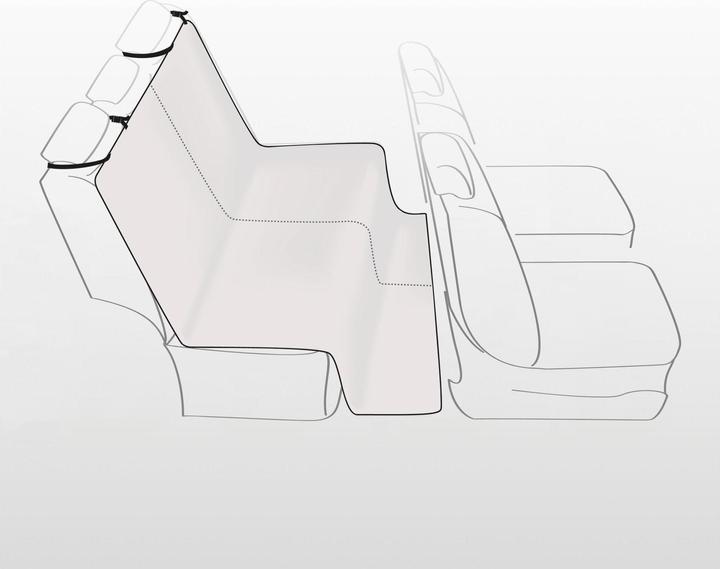 Actual product image Trixie Car safety blanket (Dog, Can be opened completely)