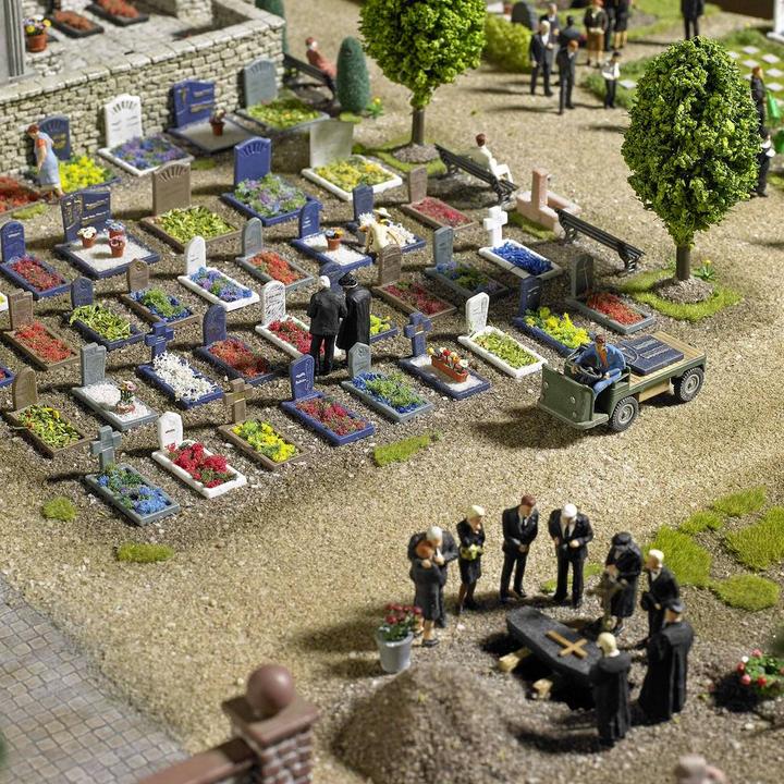 Produktbild Busch 1090 H0 Friedhof Bausatz