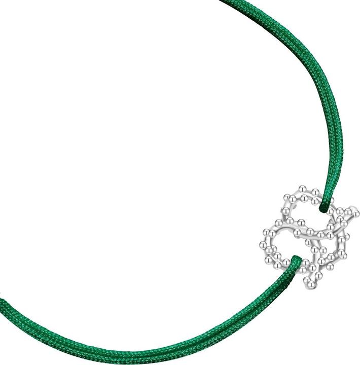 Immagine prodotto Glanzstücke München Bracciale da donna con cuore pretzel - 36384 (22 cm, Argento)