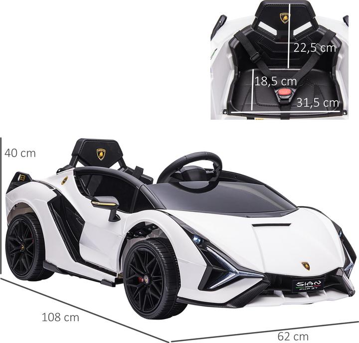 Actual product image Homcom Children's electric car with remote control (12 V)