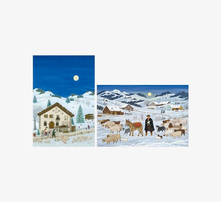 Actual product image UNICEF Christmas Card Box Winter Sheeps