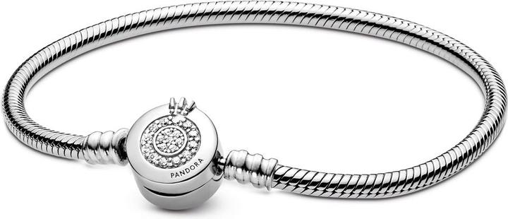 Pandora Crown Clasp (18 cm, Sterling-Silber)