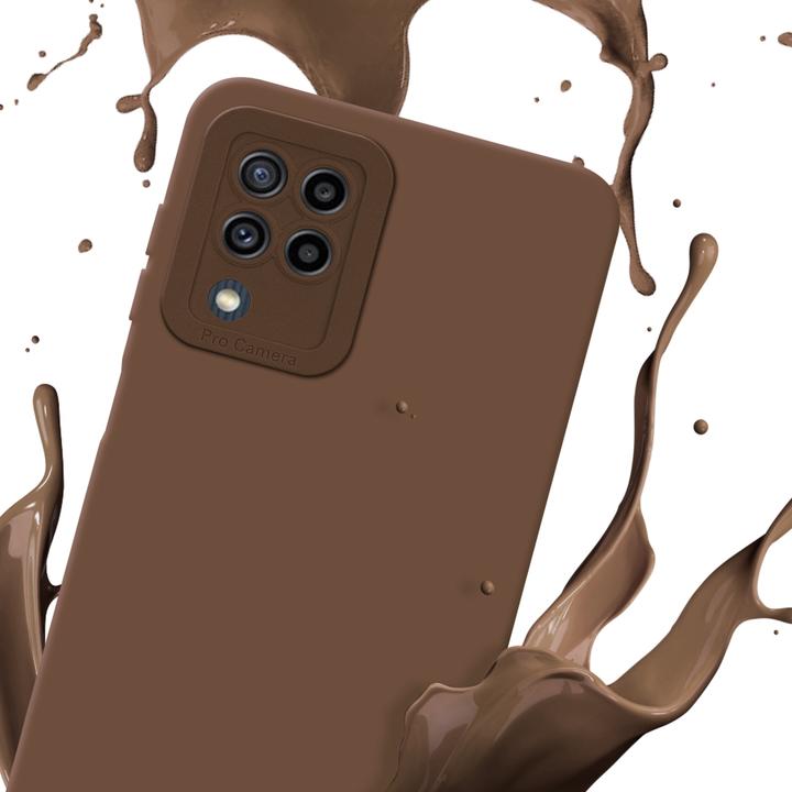 Actual product image Cadorabo Case for Samsung Galaxy M22 / M32 4G in TPU Fluid LM162 Style (Samsung Galaxy M22, Samsung Galaxy A32)