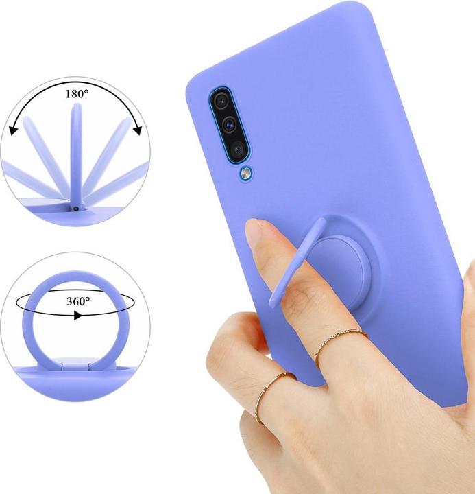 Actual product image Cadorabo TPU Liquid Ring Silicone Case Cover (Samsung Galaxy A50s, Samsung Galaxy A30s)
