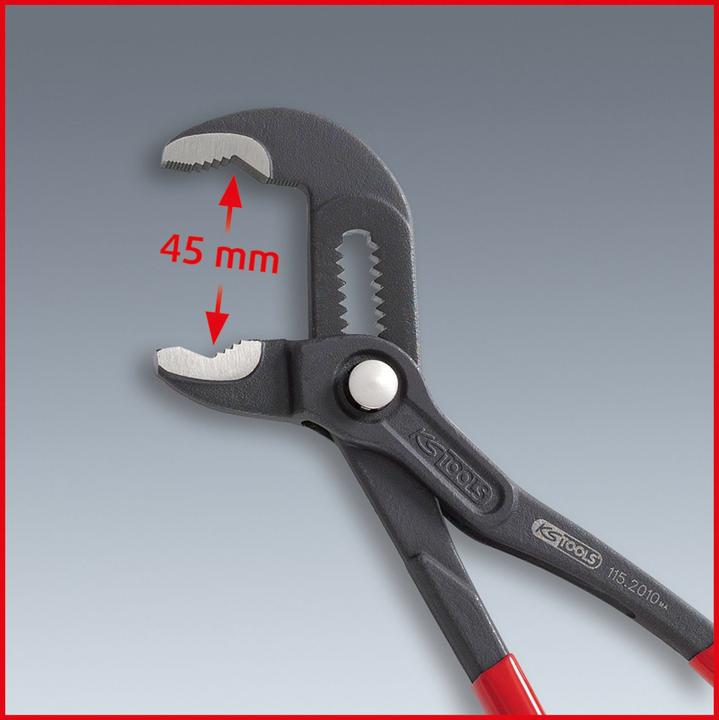 Produktbild KS Tools Wasserpumpenzange, Druckknopfverstellung (175 mm)