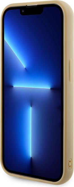 Actual product image Guess GUHCP15LPMSDGSD iPhone 15 Pro 6.1" złoty/gold hardcase Disco Metal Script (Apple iPhone 15 Pro)