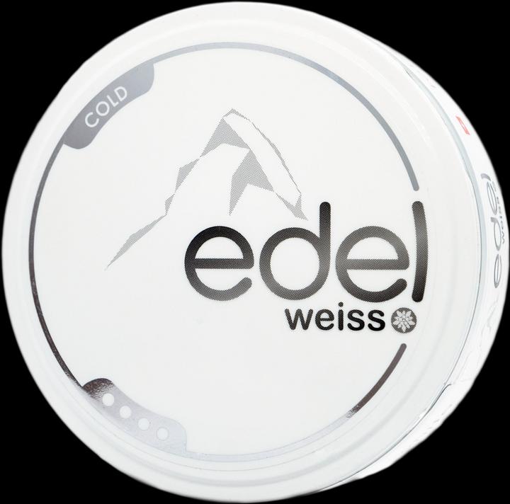 Actual product image Edelweiss Cold (All White Slim) (Nicotine Pouches, 20 mg)