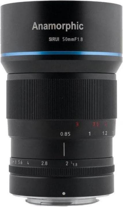 50mm f1.8 anamorphic lens, E-Mount (Sony E, APS-C / DX)