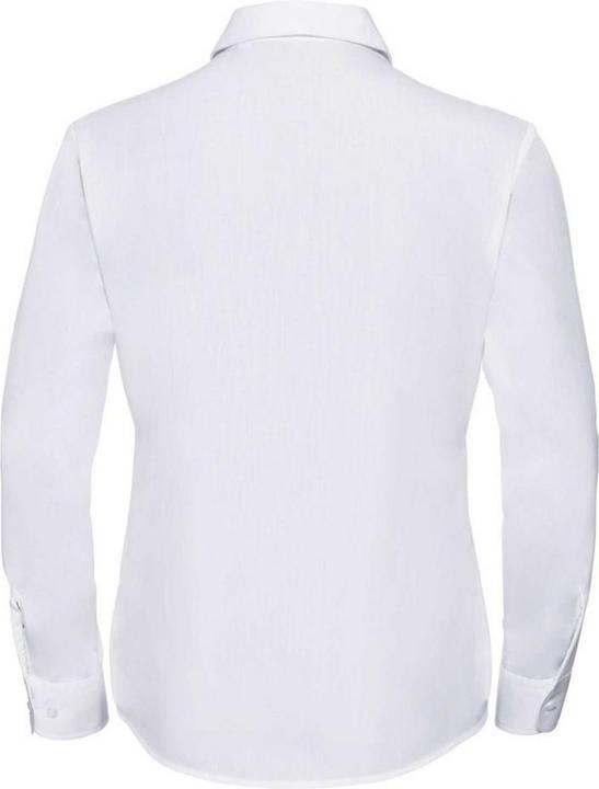 Actual product image Russell Womens/Ladies Poplin Easy-Care Long-Sleeved Formal Shirt (XXL)