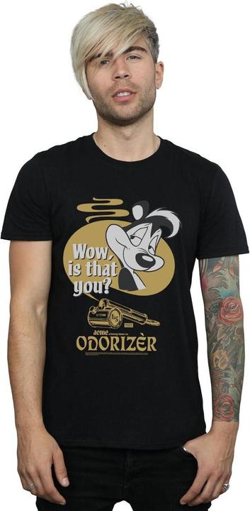 Image du produit Looney Tunes Mens Odorizer Pepe Le Pew Cotton T-Shirt (3XL)