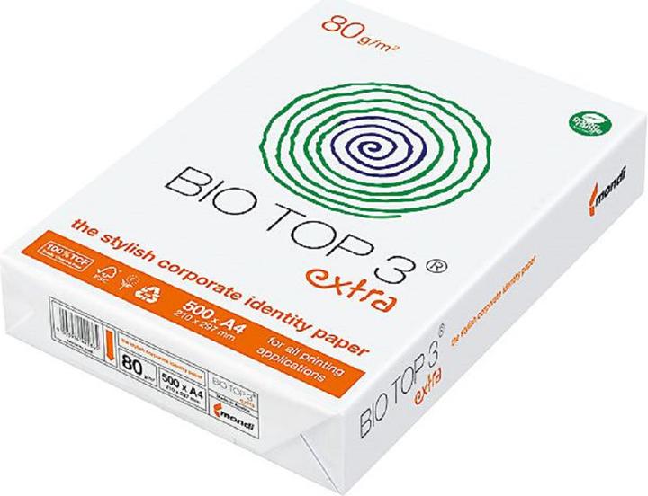 Image du produit Bio Top 3 extra (80 g/m², 2500 x, A4)