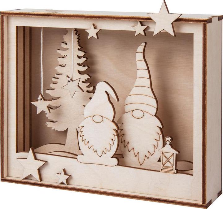 Immagine prodotto Rayher Set di costruzioni in legno con motivo "Wichtel", 16 pezzi.