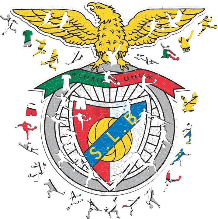 Produktbild Iconic SL Benfica - Logo - Holz Puzzle Grösse S (150 Teile) (150 Teile)