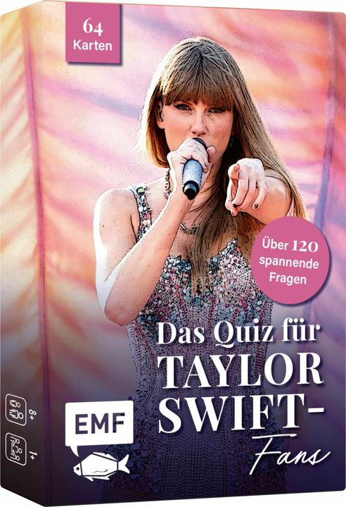 Actual product image Card game: The unofficial quiz for Taylor Swift fans (German)