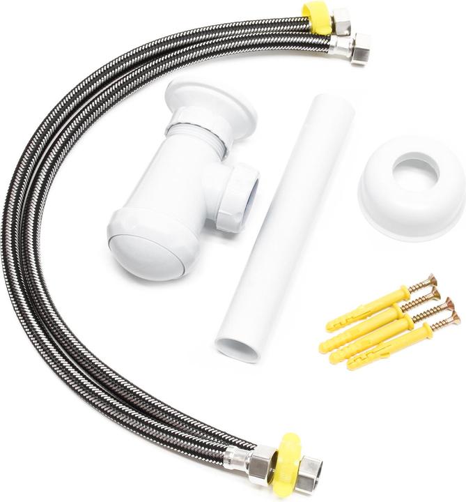 Produktbild XPOtool Gastro Waschbecken Edelstahl rund Kniebedienung Handwaschbecken Spüle (400 mm, 400 mm)