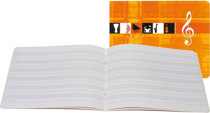 Produktbild Clairefontaine Notenheft (17 x 22 cm, Liniert, Weicher Einband)