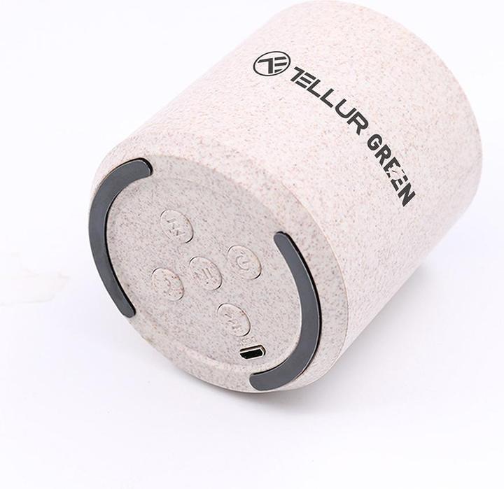 Actual product image Tellur Green Bluetooth speaker 3W cream (2 h, Rechargeable battery operated)