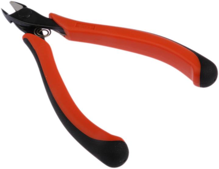 Image du produit Bahco Pince coupante diagonale ERGO, micro coupe avec poignées à 2 composants, brunie 120 mm (120 mm)