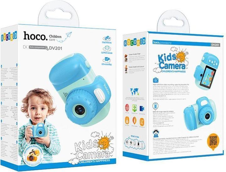 Image du produit Hoco Headphone with microphone digital kids camera DV201 blue