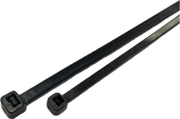 Produktbild Rs Pro Nylon 66 Kabelbinder Schwarz 4,8 mm x 368mm, 100 Stück (Kunststoffkabelbinder, 474 mm, 100 Stk.)