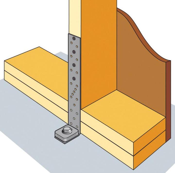 Produktbild Simpson Sst Winkelverbinder AH16050 160 x 50x40mm S.3 mm ETA 07/0285 (Winkelverbinder, 100 Stk.)