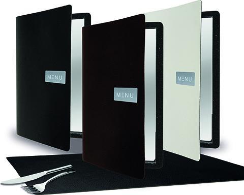 Actual product image Securit Menu card folder ROYAL, DIN A4, made of leather, red