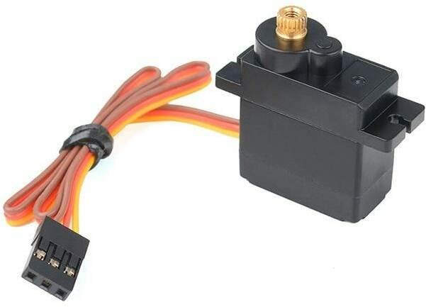 Actual product image Rc4Wd Mini servo 6 kg, metal gearbox, for manual gearbox