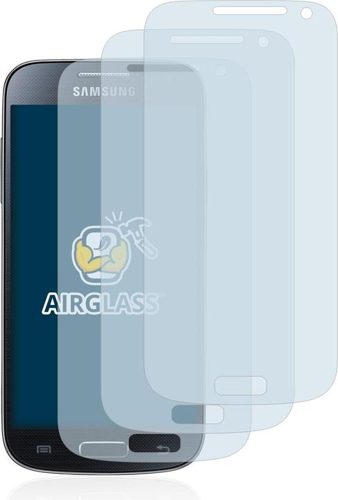 Produktbild BROTECT AirGlass Panzerglasfolie (3 Stück, Samsung Galaxy S4 mini)