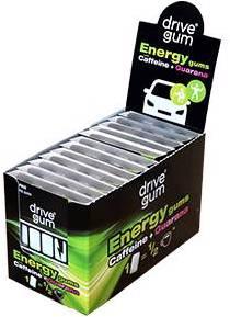 Actual product image Functional Gums DRIVEgum Box with 12 blisters of 9 chewing gum each