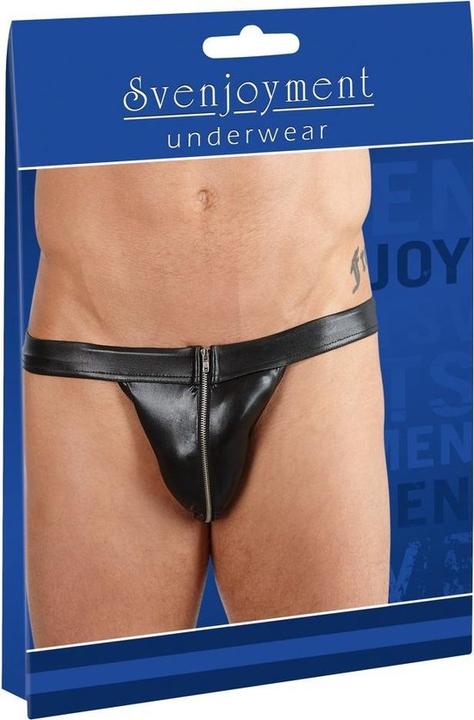 Produktbild Svenjoyment Wetlook Slip mit Zip (XL)