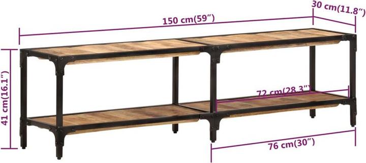 Actual product image VidaXL Ariella (150 x 30 x 41 cm)