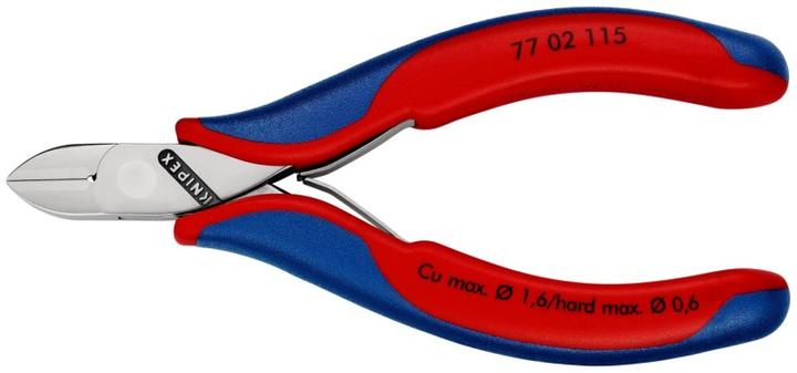 Produktbild Knipex Elektronik-Seitenschneider 77 02 115 SB (115 mm)