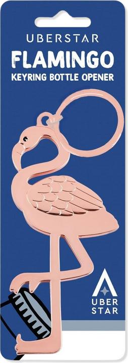 Produktbild Uberstar Flaschenöffner Flamingo mit Schlüsselanhänger (Kapselheber)