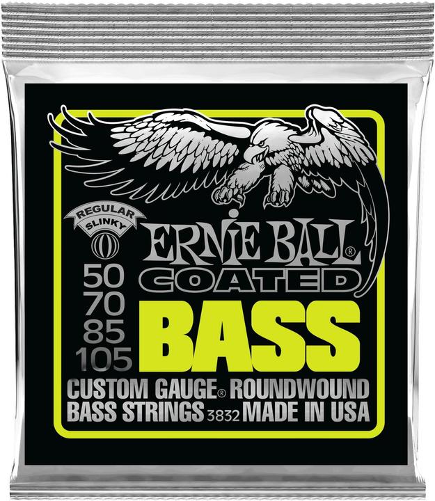 Ernie Ball Coated Regular (4 x, E-Bass, 0.11")