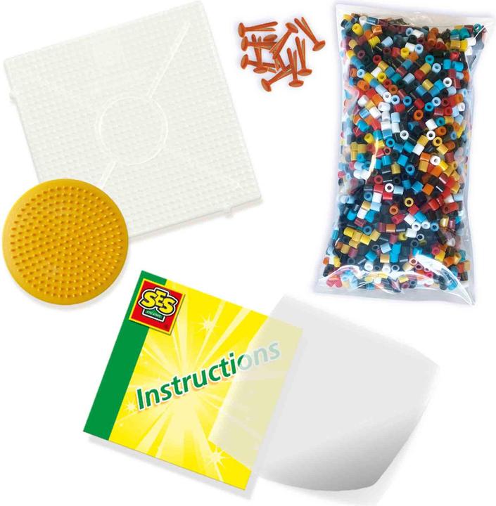 Actual product image Ses Iron-on beads for construction vehicles