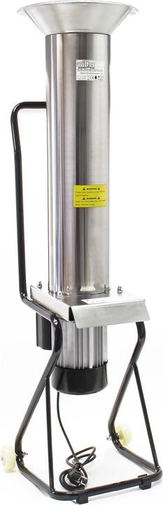 Actual product image Wiltec Fruit chopper 1100W 1,5HP 2800rpm 1000kg/h Stainless steel fruit grinder Pome fruit (EU plug)