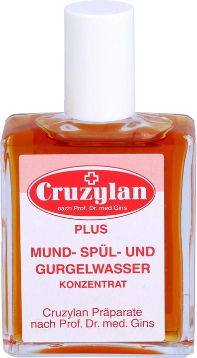 Image du produit Cruzylan Plus Bain de bouche et gargarisme concentré, solution de 50 ml (50 ml, Bains de bouche)