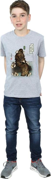Produktbild Star Wars The Last Jedi Japanese Chewbacca Porgs TShirt Jungen (152, 158)