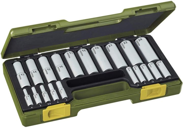 Actual product image Proxxon Deep-socket wrench set (4 mm, 5 mm, 10 mm, 9 mm, 6 mm, 5.5 mm, 8 mm, 12 mm, 11 mm, 7 mm)