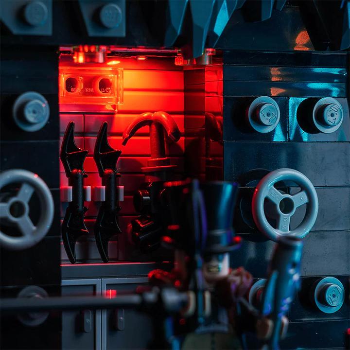 Produktbild BrickBling LED Licht Set für LEGO Bathöhle Schaukasten (76252) inkl. Fernbedienung